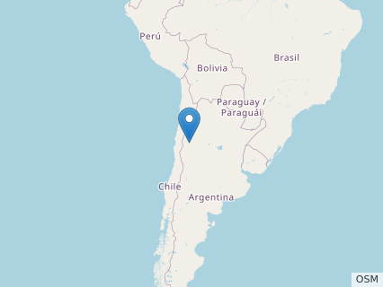 Locations where Powellvenator fossils were found.