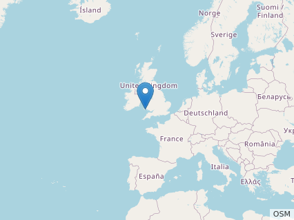 Locations where Protognathus fossils were found.