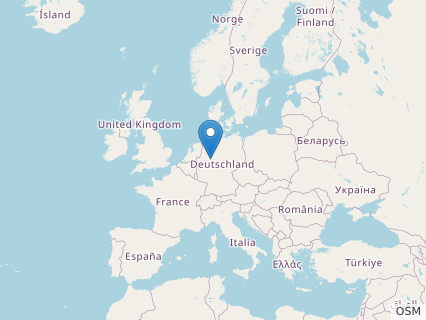 Locations where Rhaeticosaurus fossils were found.