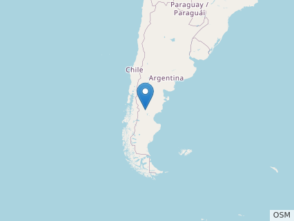 Locations where Sarmientosaurus fossils were found.