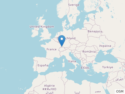 Locations where Schleitheimia fossils were found.