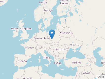 Locations where Silesaurus fossils were found.