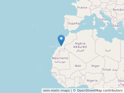 Locations where Siroccopteryx fossils were found.