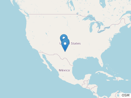 Locations where Spinosuchus fossils were found.