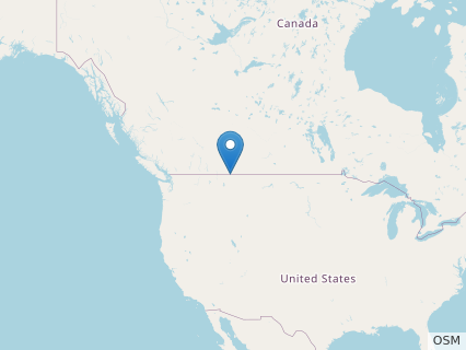 Locations where Stellasaurus fossils were found.