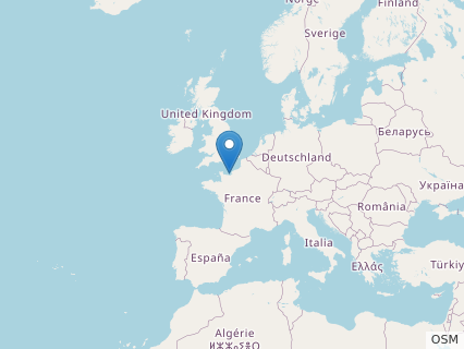 Locations where Streptospondylus fossils were found.