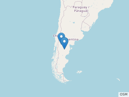 Locations where Sulcusuchus fossils were found.