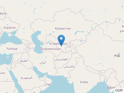 Locations where Sultanuvaisia fossils were found.