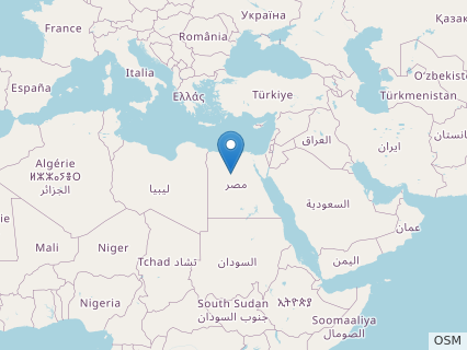 Locations where Tameryraptor fossils were found.