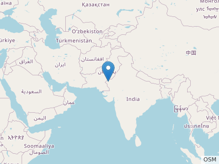 Locations where Tharosaurus fossils were found.