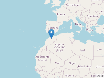 Locations where Thyreosaurus fossils were found.