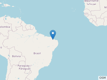 Locations where Tiamat fossils were found.