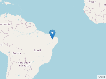 Locations where Triunfosaurus fossils were found.