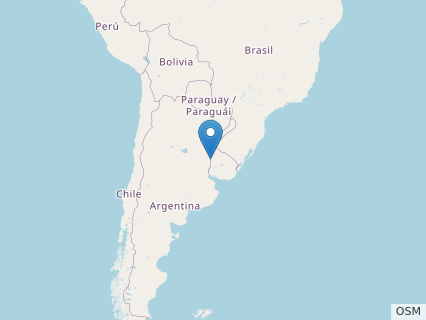 Locations where Udelartitan fossils were found.