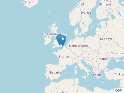 Locations where Valdoraptor fossils were found.