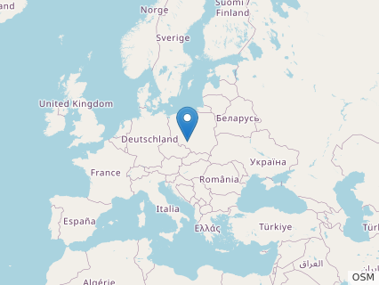 Locations where Velocipes fossils were found.