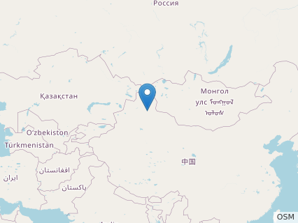 Locations where Xiyunykus fossils were found.